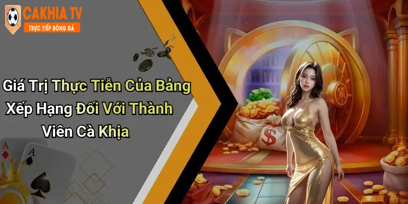 Giá Trị Thực Tiễn Của Bảng Xếp Hạng Đối Với Thành Viên Cà Khịa