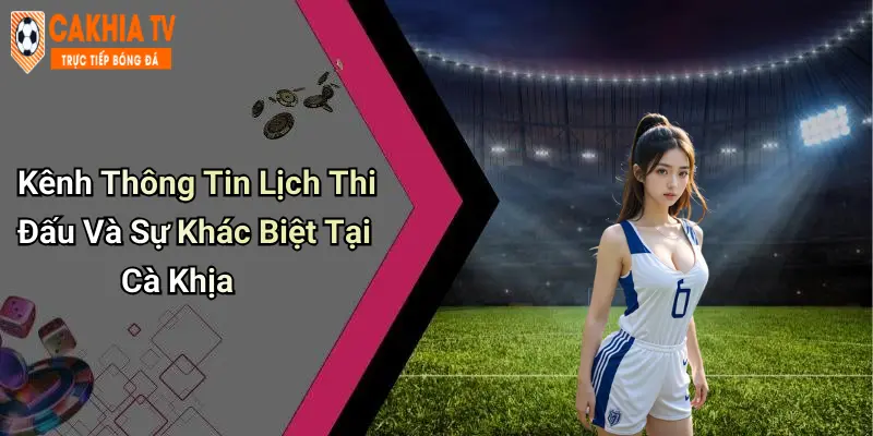Kênh Thông Tin Lịch Thi Đấu Và Sự Khác Biệt Tại Cà Khịa